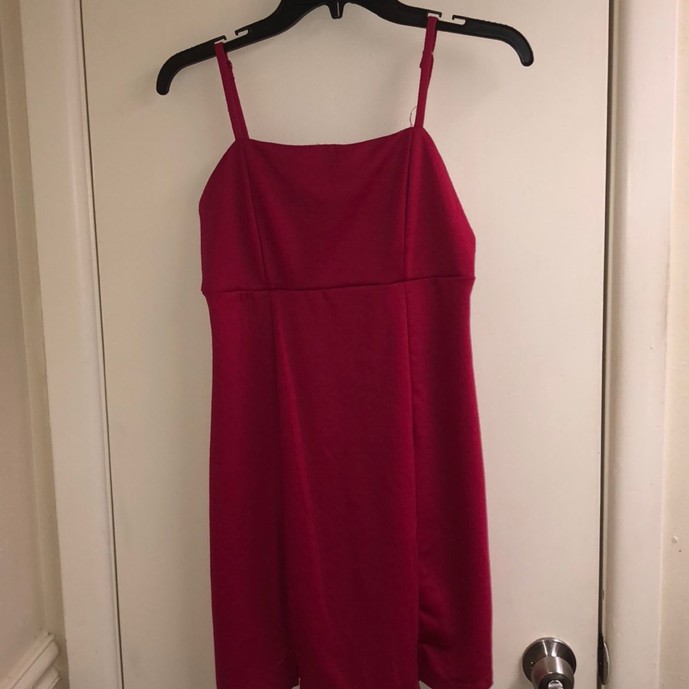 pink valentine’s day dress